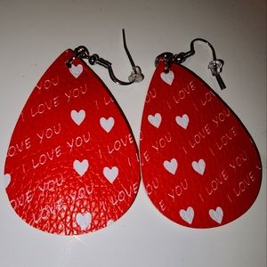 I love you Earrings